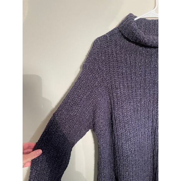 Annette Gortz Purple Merino Wool Blend Oversized Slouchy Sweater - Picture 2 of 11